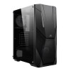 Ant Esports ICE-211TG Mid Tower Computer Case I Gaming Cabinet I Mesh Panel with ARGB Strip Front Pa