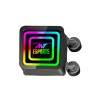 Ant Esports ICE Infinite 360 ARGB 360mm ARGB Liquid Cooler/AIO with Infinity Mirror- Black | Support Intel & AMD CPU Socket AM5, AM4, AM3, LGA1700, 1200, 2066, 1151