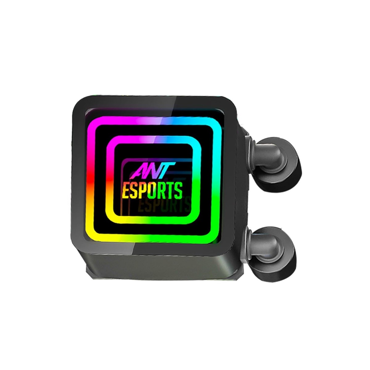 Ant Esports ICE Infinite 360 ARGB 360mm ARGB Liquid Cooler/AIO with Infinity Mirror- Black | Support Intel & AMD CPU Socket AM5, AM4, AM3, LGA1700, 1200, 2066, 1151