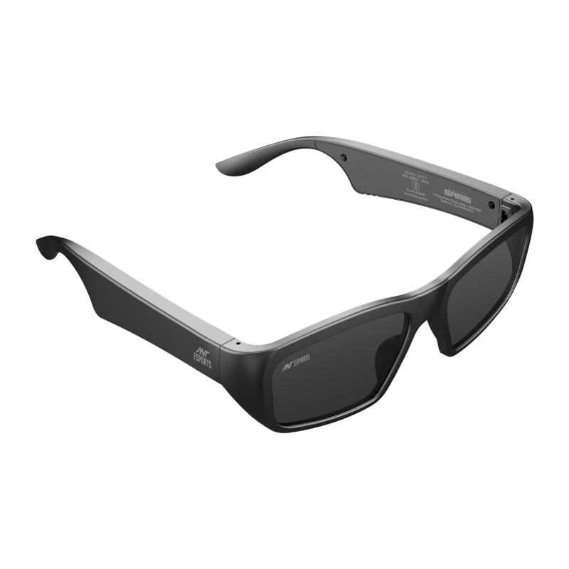 Ant Esports Infinity Smart Bluetooth Smart Glass, Sunglasses, Voice Control and Open Ear Style Smart Glasses Listen Music and Calls with Volume UP and Down