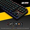 Ant Esports MK1000 Multicolour LED Backlit Wired TKL Mechanical Gaming Keyboard with Blue Switches