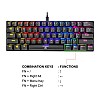 Ant Esports MK1200 Mini Wired Mechanical Gaming Keyboard Red Switch