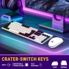 Ant Esports MK1400 Pro Backlit Membrane Wired Gaming Keyboard with Mixed Colour Lighting, White & Black Keycaps, Double Injection Key Caps - Black Ant Esports MK1400 Pro Backlit Membrane Wired Gaming Keyboard with Mixed Colour Lighting, White & Black Keycaps, Double Injection Key Caps - Black