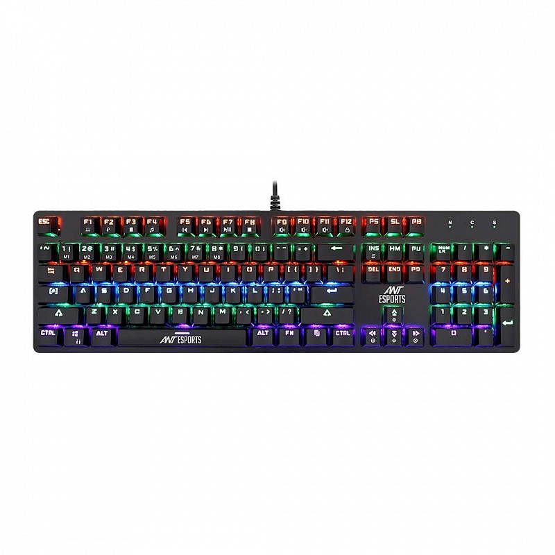 Ant Esports MK3200 Wired Mechanical RGB Gaming Keyboard with Outemu Blue Switches