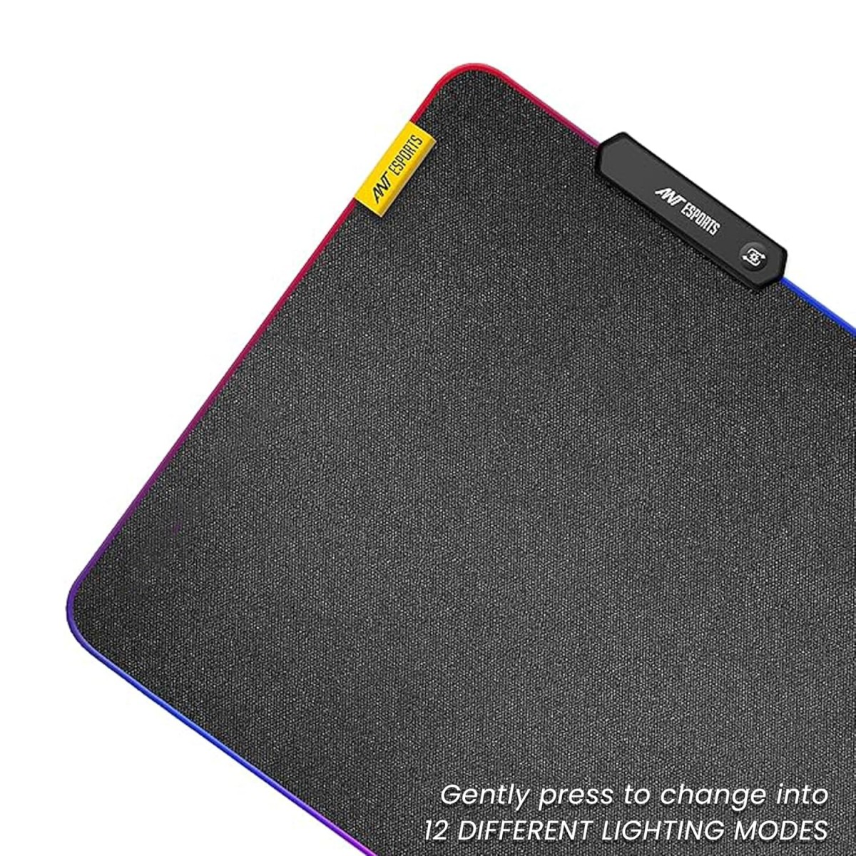 Ant Esports MP209 RGB Small Gaming Mouse Pad LED Mousepad Small RGB Mouse Pad Anti-Slip Rubber Base with Waterproof Coating for Gamer