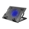 Ant Esports NC120 Gaming Notebook Cooler, 125MM blue light silent fan, upto 15.6inch Laptops, comes with 2USB ports for seamless connectivity - Black