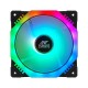 Ant Esports Octaflow 120 Auto RGB 120mm 1200 RPM Cooler Case Fan with Dual Sided RGB Ring Illumination