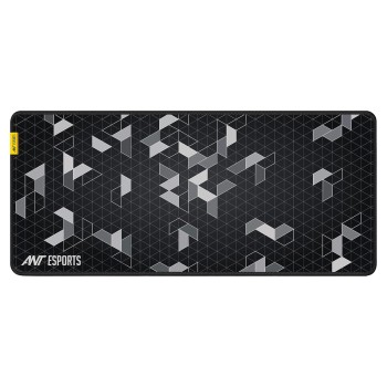 Ant Esports Pyramid Unique Mouse Pad Gaming Mouse Pad Extended Mouse Mat for Mouse Keyboard with Stitched Edges Waterproof Non-Slip Base Mousepads