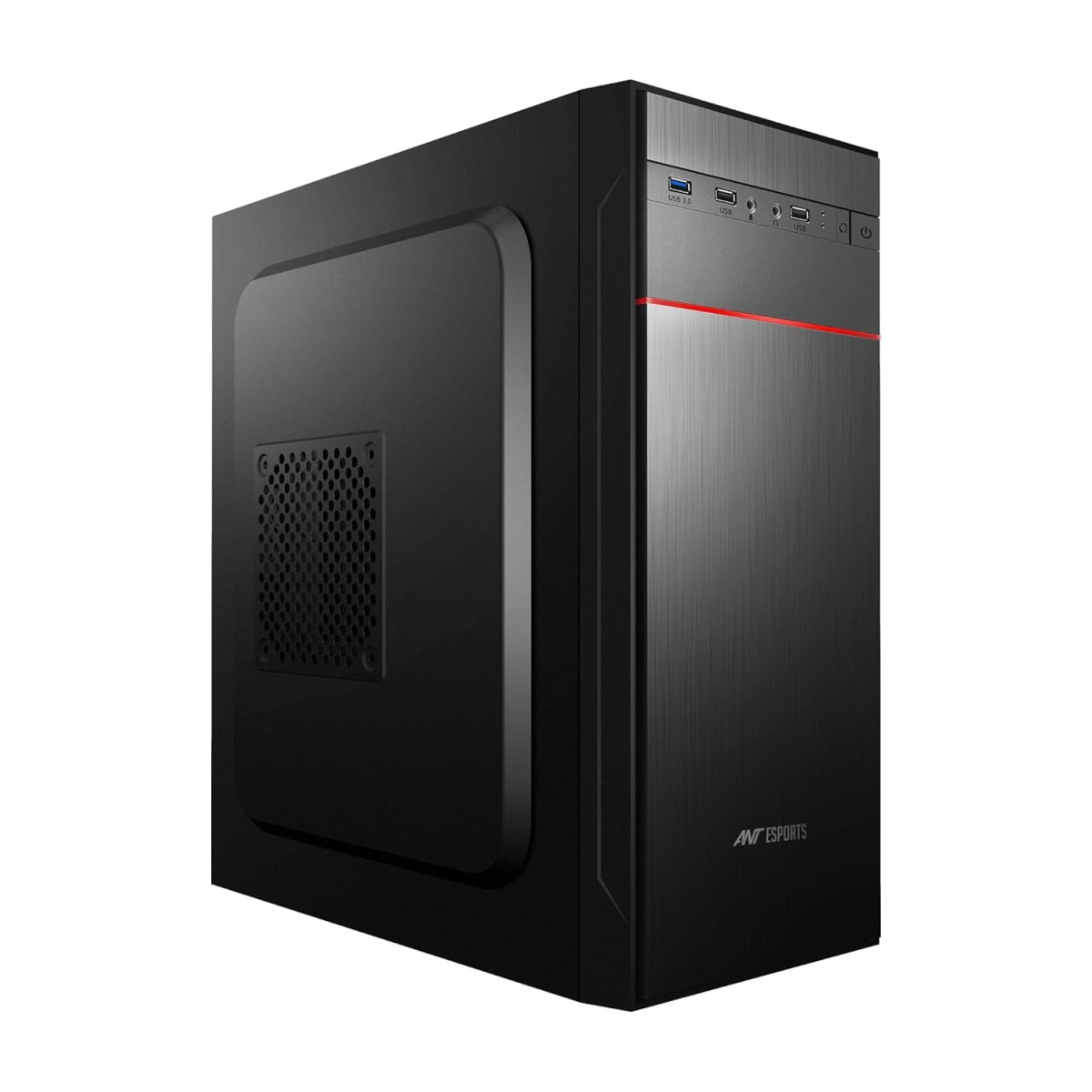 Ant Esports Si27 Value Series Mid-Tower Computer Case/Gaming Cabinet - Black | Support ATX, M-ATX, ITX | Pre-Installed 1 x 120 mm Black Rear Fan Ant Esports Si27 Value Series Mid-Tower Computer Case/Gaming Cabinet - Black | Support ATX, M-ATX, ITX | Pre-Installed 1 x 120 mm Black Rear Fan