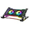 Ant Esports Turbine 20 RGB Laptop Cooling Pad for Upto 17” Laptop 2X 65 x 15mm 3000rpm Fan,10 RGB Modes, Adjustable Height Stand, Fan Speed Control, Type C and USB Port, Quiet Operation, LED Display Ant Esports Turbine 20 RGB Laptop Cooling Pad for Upto 17” Laptop 2X 65 x 15mm 3000rpm Fan,10 RGB Modes, Adjustable Height Stand, Fan Speed Control, Type C and USB Port, Quiet Operation, LED Display