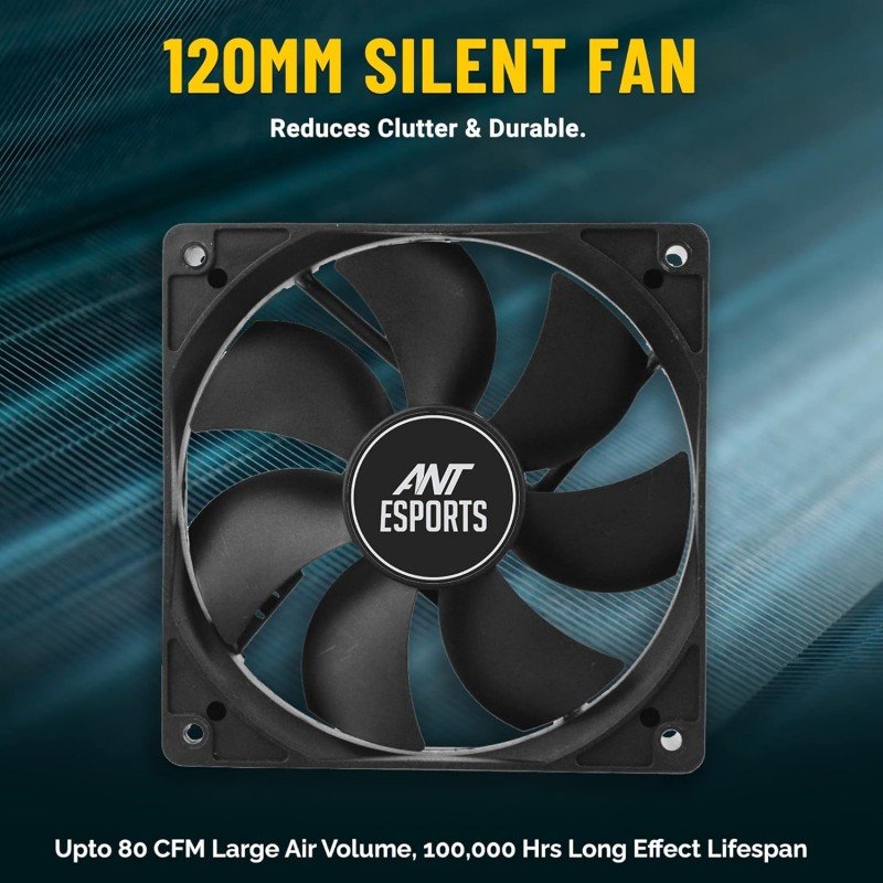 Ant Esports VS400L NonModular High Efficiency Gaming Power Supply/PSU with Continuous Power and 120mm Silent Fan Ant Esports VS400L NonModular High Efficiency Gaming Power Supply/PSU with Continuous Power and 120mm Silent Fan