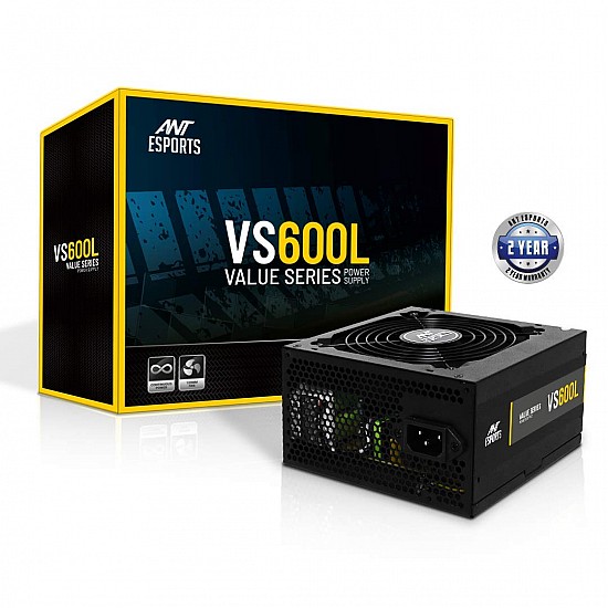 Ant Esports VS600L 600 Watt Power Supply (black)