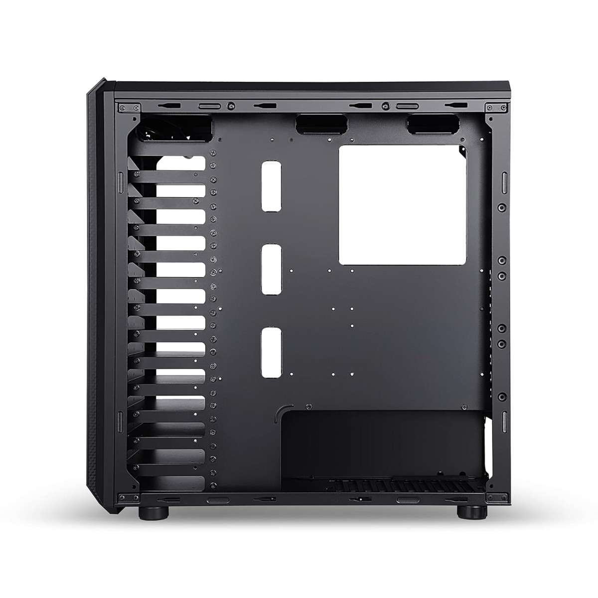 Ant Esports Vanguard Mid- Tower Computer Case/Gaming Cabinet - Black | Supports E-ATX, ATX, Micro-ATX, Mini-ITX | Pre-Installed 2 x 120mm Fans in Front and 1 x 120 mm Fan at Rear Ant Esports Vanguard Mid- Tower Computer Case/Gaming Cabinet - Black | Supports E-ATX, ATX, Micro-ATX, Mini-ITX | Pre-Installed 2 x 120mm Fans in Front and 1 x 120 mm Fan at Rear