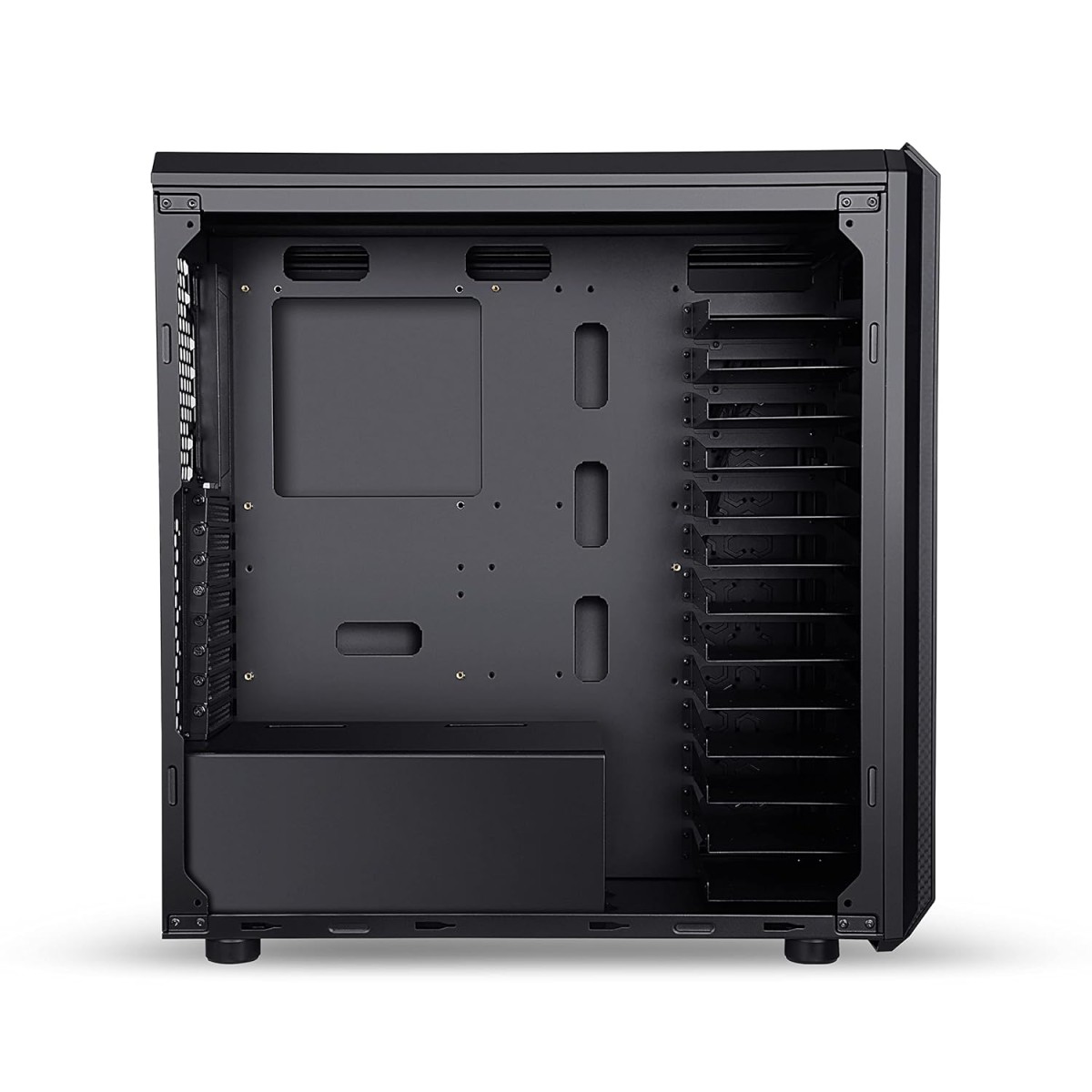 Ant Esports Vanguard Mid- Tower Computer Case/Gaming Cabinet - Black | Supports E-ATX, ATX, Micro-ATX, Mini-ITX | Pre-Installed 2 x 120mm Fans in Front and 1 x 120 mm Fan at Rear Ant Esports Vanguard Mid- Tower Computer Case/Gaming Cabinet - Black | Supports E-ATX, ATX, Micro-ATX, Mini-ITX | Pre-Installed 2 x 120mm Fans in Front and 1 x 120 mm Fan at Rear