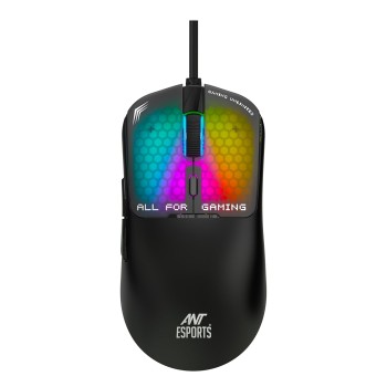 Ant Esports Virtus100 Wired RGB Gaming Mouse | Light Weight |6D Durable Buttons | High Performance Up to 12800 DPI 1000Hz Polling Rate | AI Sensor | 20M Click | Software Support Esports Mouse_ Black Ant Esports Virtus100 Wired RGB Gaming Mouse | Light Weight |6D Durable Buttons | High Performance Up to 12800 DPI 1000Hz Polling Rate | AI Sensor | 20M Click | Software Support Esports Mouse_ Black