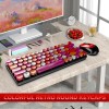 Ant Esports WKM33 Mini Keyboard and Mouse Combo, Colourful Wireless Keyboard with Round Keycaps,2.4GHz Dropout-Free Connection, Long Battery Life, Cute Wireless Mouse for PC/Laptop/Computer-Cherry Red Ant Esports WKM33 Mini Keyboard and Mouse Combo, Colourful Wireless Keyboard with Round Keycaps,2.4GHz Dropout-Free Connection, Long Battery Life, Cute Wireless Mouse for PC/Laptop/Computer-Cherry Red