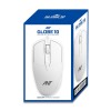 Ant Globe 10 Wired Optical Mouse with 1200 DPI, USB Connectivity, Lightweight Design, Durable 3 Buttons, Compatible with Windows/Mac/Linux