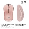 Ant Value FKAPU03 1000 DPI Wireless Mouse - Rose Gold