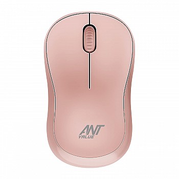 Ant Value FKAPU03 1000 DPI Wireless Mouse - Rose Gold