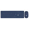 Ant Value FKBRI05 Wireless Keyboard Mouse Combo - 2.4Ghz Aesthetic Quiet Keyboard and Mouse Wireless - 110 Keys Full Size Ultra-Thin Keyboard for Laptop, Computer, PC, Notebook, Windows, Mac OS (Blue)