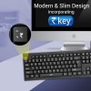 Ant - Wired Keyboard for PC, Laptop, Desktop, Computer, Notebook. USB Keyboard Compatible with Dell, Acer, HP, Samsung and More,