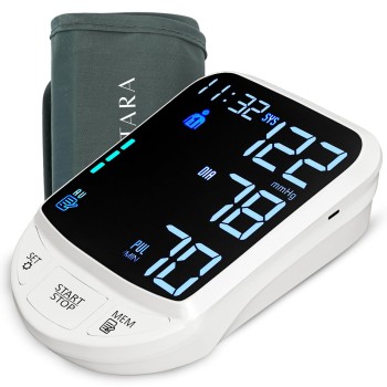 Antara AGEasy (Max Group) Fully Automatic Digital Blood Pressure Monitoring Device | BP Apparatus for Home | Portable Digital BP Check Machine for Hypertension & Managing Heart Health | Arm Circumference (22-42cm) (Standard (White))