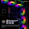 Antec 120mm RGB Case fan, RGB High Performance PC Fan, 4-pin RGB, F12 Series, 3 Packs