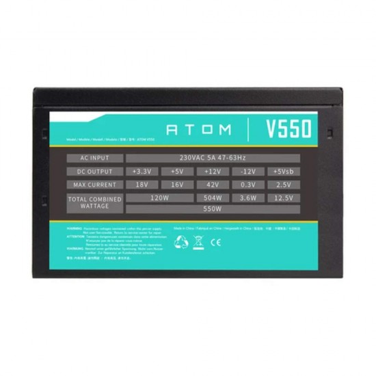 Antec Atom V550 550Watts Non-Modular Gaming Power Supply