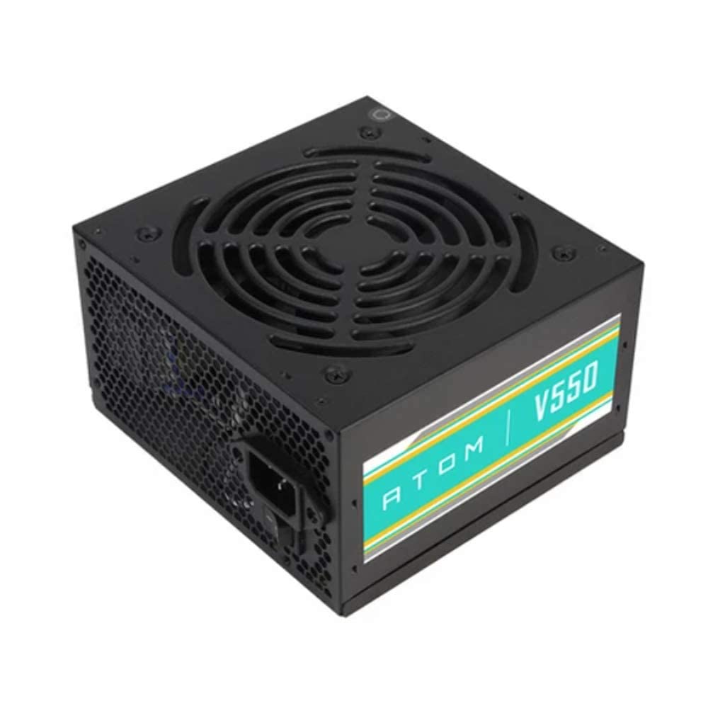 Antec Atom V550 V2 550Watts Non-Modular Gaming Power Supply Antec Atom V550 V2 550Watts Non-Modular Gaming Power Supply