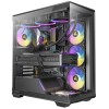 Antec C3 ARGB, 3 x 120mm & 1 x 120mm ARGB PWM Fans Included, Up to 8 Fans Simultaneously, Type-C,Seamless Tempered Glass Front & Side Panels, 360mm Radiator Support, Mid-Tower ATX PC Case Antec C3 ARGB, 3 x 120mm & 1 x 120mm ARGB PWM Fans Included, Up to 8 Fans Simultaneously, Type-C,Seamless Tempered Glass Front & Side Panels, 360mm Radiator Support, Mid-Tower ATX PC Case