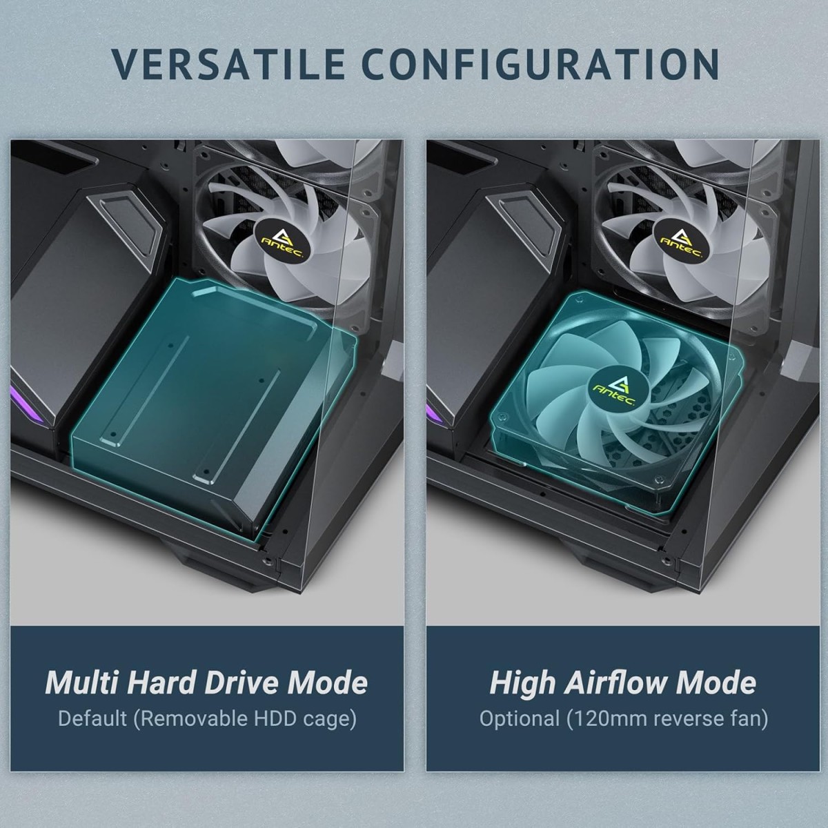 Antec C3 ARGB, 3 x 120mm & 1 x 120mm ARGB PWM Fans Included, Up to 8 Fans Simultaneously, Type-C,Seamless Tempered Glass Front & Side Panels, 360mm Radiator Support, Mid-Tower ATX PC Case Antec C3 ARGB, 3 x 120mm & 1 x 120mm ARGB PWM Fans Included, Up to 8 Fans Simultaneously, Type-C,Seamless Tempered Glass Front & Side Panels, 360mm Radiator Support, Mid-Tower ATX PC Case