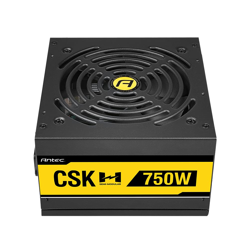 Antec CSK750H 750 Watts 80 Plus Bronze Semi Modular Power Supply - Black