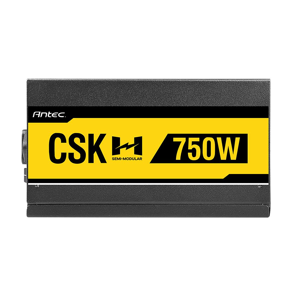 Antec CSK750H 750 Watts 80 Plus Bronze Semi Modular Power Supply - Black