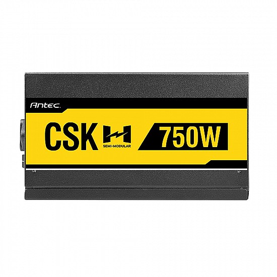 Antec CSK750H 750 Watts 80 Plus Bronze Semi Modular Power Supply - Black 