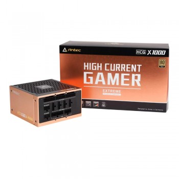 Antec HCG-1000-EXTREME SMPS - 1000 Watt 80 Plus Gold Certification Fully Modular PSU with Active PFC