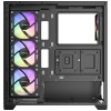 Antec Plastic Cx300 RGB Elite Black with Panoramic 270 Degree View,Vertical Cooling,4X 120Mm Pre Installed RGB Fans,420Mm Gpu Support,ATX Mid Tower Gaming Cabinet Antec Plastic Cx300 RGB Elite Black with Panoramic 270 Degree View,Vertical Cooling,4X 120Mm Pre Installed RGB Fans,420Mm Gpu Support,ATX Mid Tower Gaming Cabinet