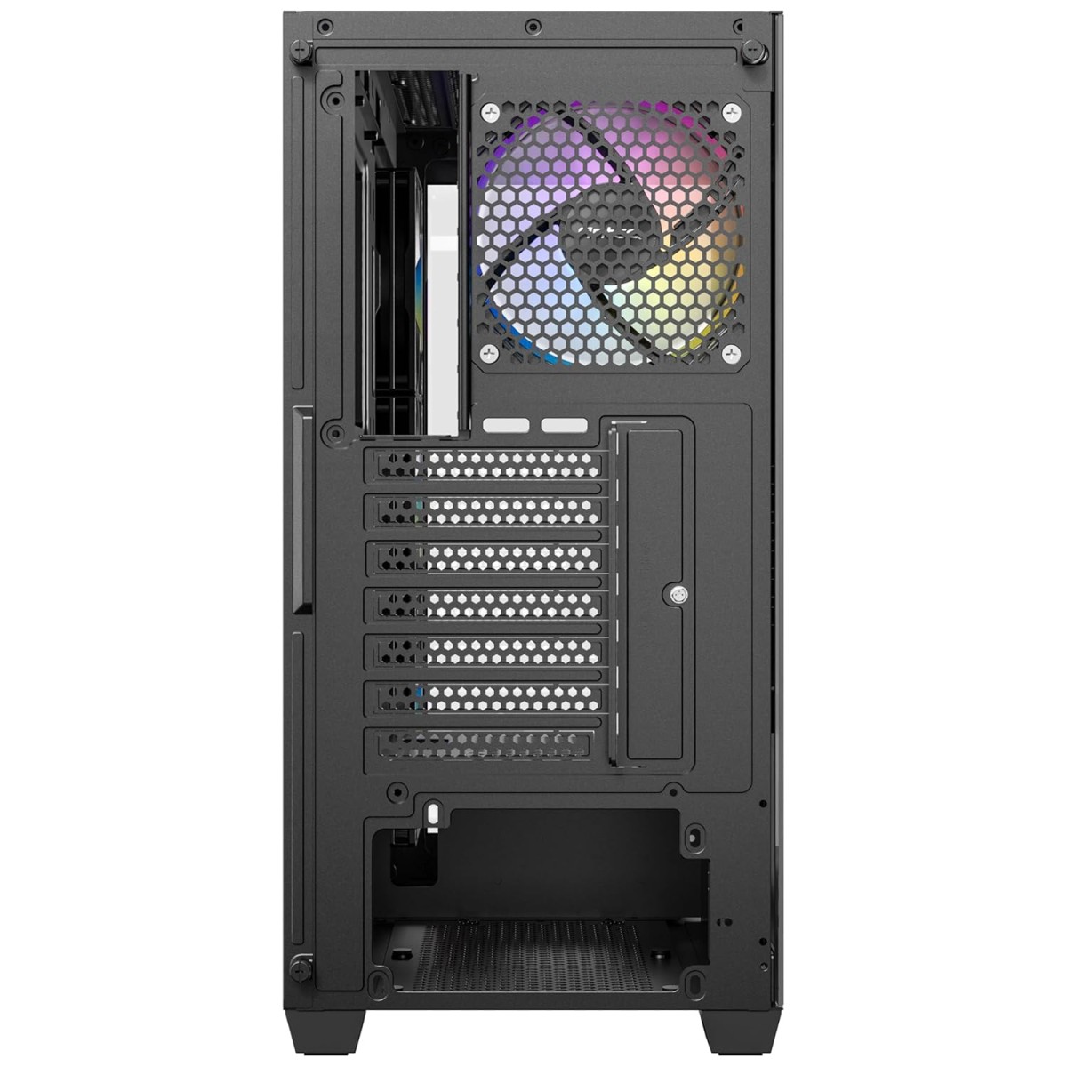 Antec Plastic Cx300 RGB Elite Black with Panoramic 270 Degree View,Vertical Cooling,4X 120Mm Pre Installed RGB Fans,420Mm Gpu Support,ATX Mid Tower Gaming Cabinet Antec Plastic Cx300 RGB Elite Black with Panoramic 270 Degree View,Vertical Cooling,4X 120Mm Pre Installed RGB Fans,420Mm Gpu Support,ATX Mid Tower Gaming Cabinet
