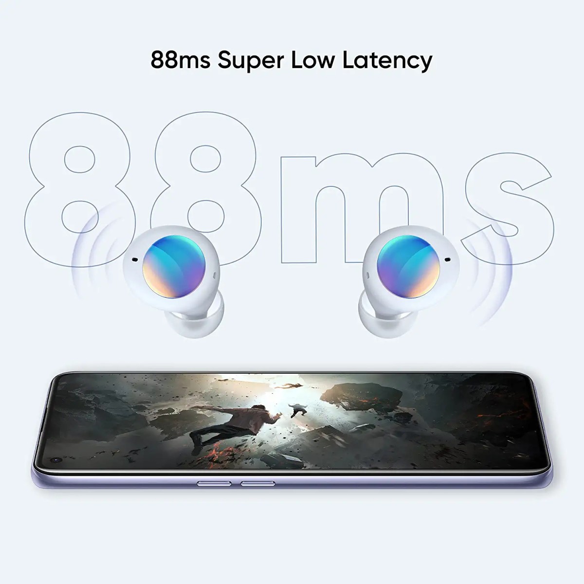 realme Buds Q2 Active Noise Cancellation ANC in-Ear TWS Earphones (White) realme Buds Q2 Active Noise Cancellation ANC in-Ear TWS Earphones (White)