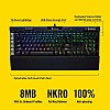 Corsair k95 rgb mechanical gaming keyboard-usb passthrough-cherry mx speed- black