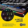 Corsair k95 rgb mechanical gaming keyboard-usb passthrough-cherry mx speed- black