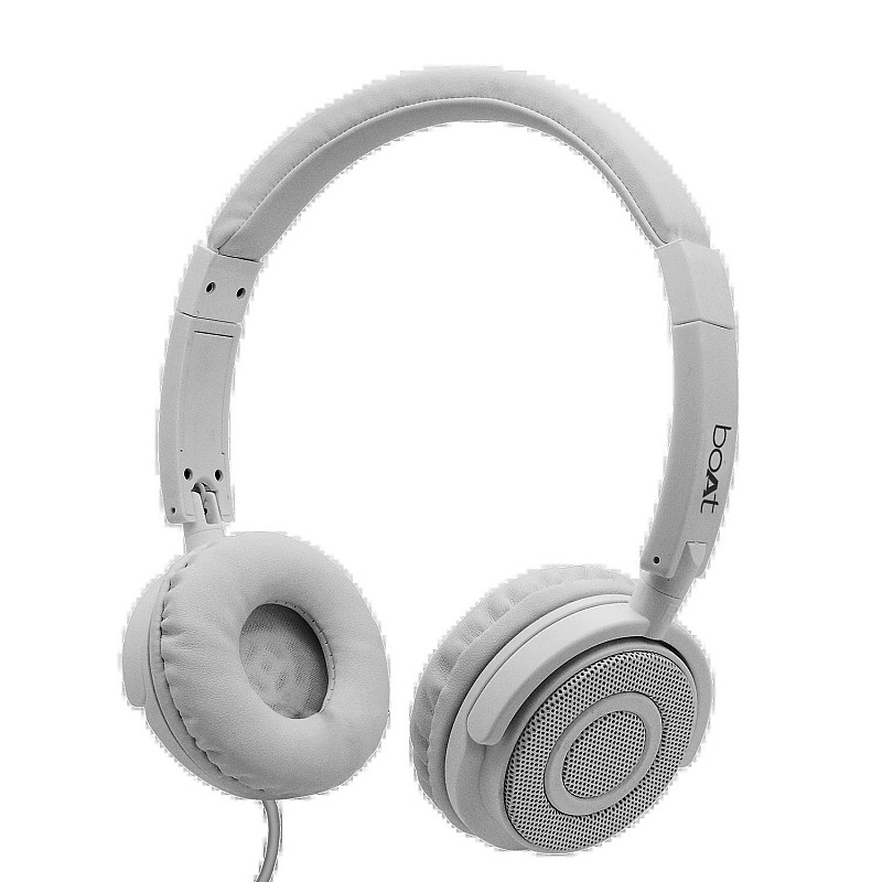 boAt Bass Heads 900 Wired Headphones with Mic (White)