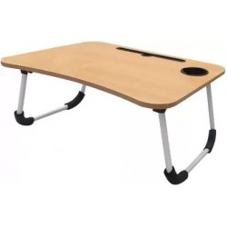 Logyk Wood Portable Laptop Table Finish Color-Brown