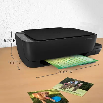 HP Ink Tank 410 Multi-function WiFi Color Printer with Voice Activated Printing Google Assistant and Alexa Printer (Pre Ink Loaded) HP Ink Tank 410 Multi-function WiFi Color Printer with Voice Activated Printing Google Assistant and Alexa Printer (Pre Ink Loaded)