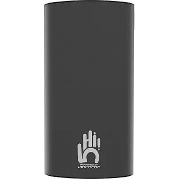 Videocon 10000 mAh Power Bank Black Lithium Polymer