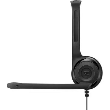 Sennheiser PC 3 Chat Wired On Ear Headphones with Mic Black Sennheiser PC 3 Chat Wired On Ear Headphones with Mic Black