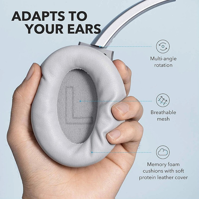 Anker Soundcore Life Q20 Hybrid Active Noise Cancelling Headphones Gray