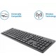 Airtree KM-206W Wireless Laptop Keyboard (Matte Black)