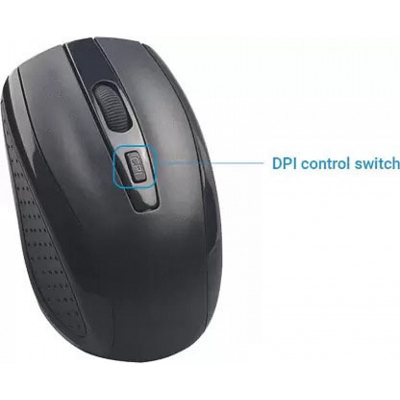 Airtree M7012 Wireless Optical Mouse 2.4GHz Wireless Black