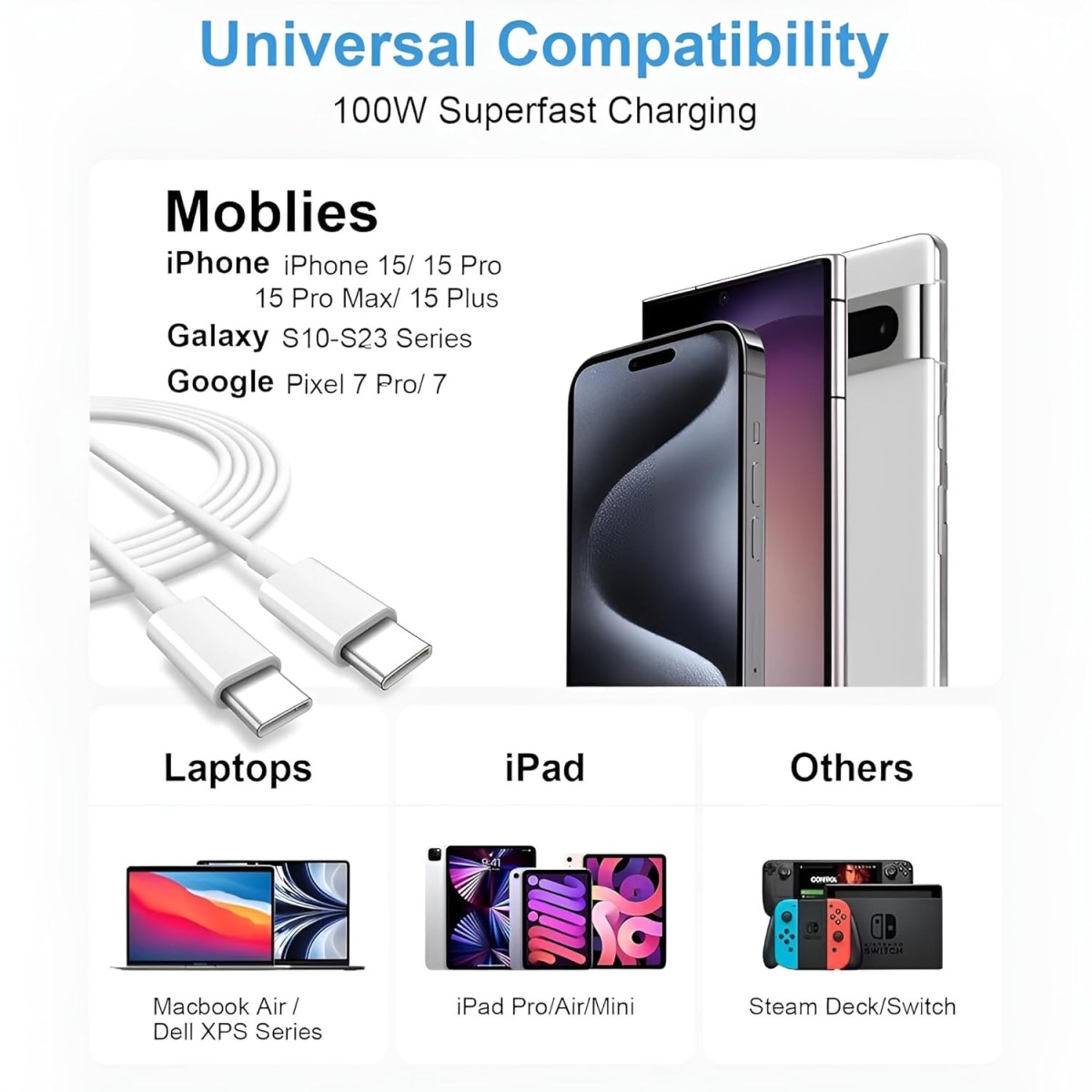 Apple 60W USB-C Charge Cable (1m)