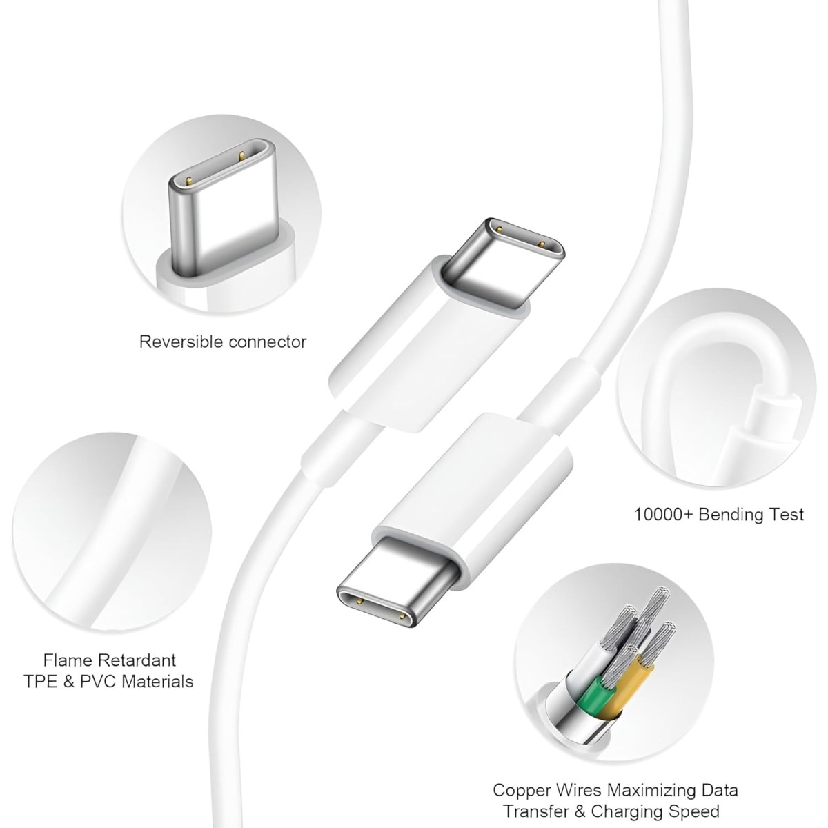 Apple 60W USB-C Charge Cable (1m)